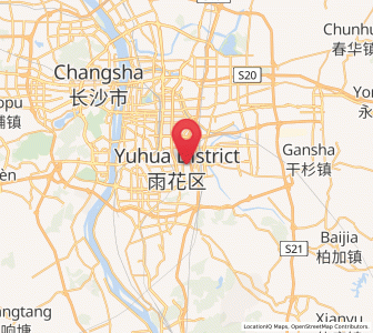 Map of Guitang, Hunan