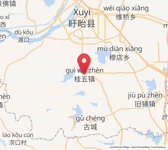 Map of Guiwu, Jiangsu