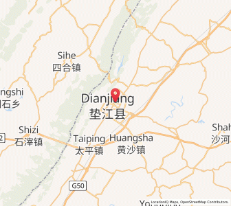 Map of Guixi, Chongqing