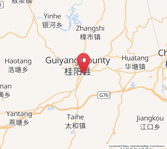 Map of Guiyang Chengguanzhen, Hunan