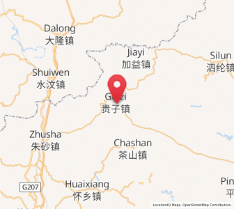 Map of Guizi, Guangdong