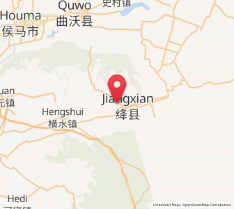 Map of Gujiang, Shanxi