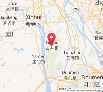 Map of Gujing, Guangdong