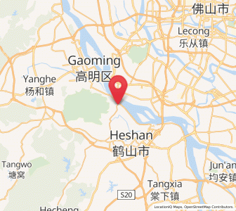 Map of Gulao, Guangdong