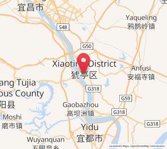 Map of Gulaobei, Hubei