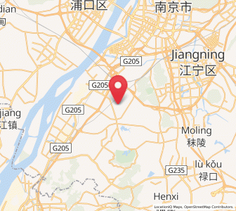Map of Guli, Jiangsu