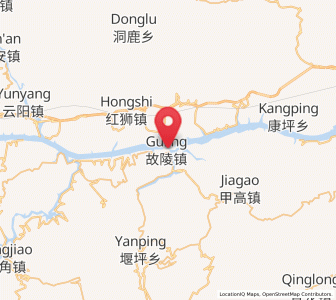 Map of Guling, Chongqing