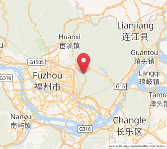 Map of Guling, Fujian