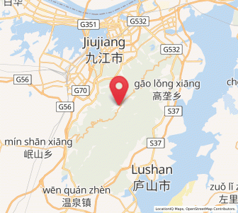 Map of Guling, Jiangxi