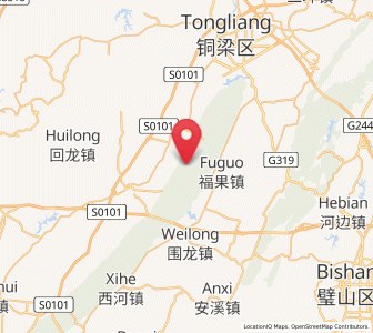 Map of Gulong, Chongqing