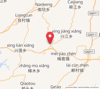 Map of Gulonggang, Jiangxi