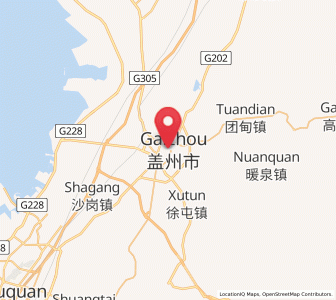 Map of Gulou, Liaoning