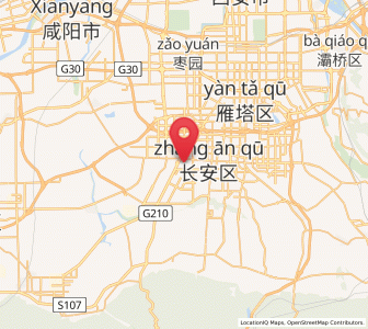 Map of Guodu, Shaanxi