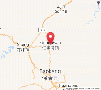 Map of Guoduwan, Hubei