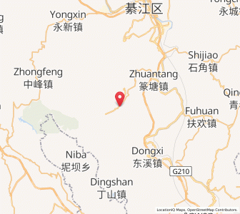 Map of Guofu, Chongqing