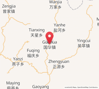 Map of Guohua, Sichuan
