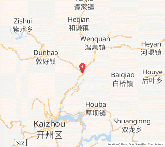 Map of Guojia, Chongqing