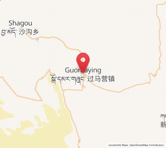 Map of Guomaying, Qinghai
