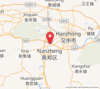 Map of Guotan, Shaanxi