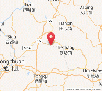 Map of Guqian, Guangdong