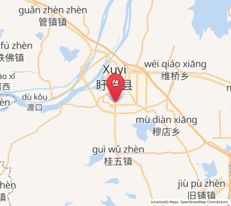 Map of Gusang, Jiangsu