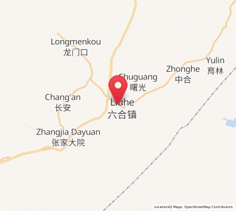 Map of Gushan, Inner Mongolia