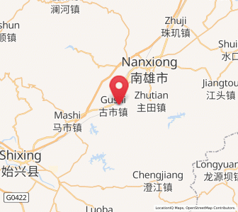 Map of Gushi, Guangdong