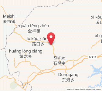Map of Gushi, Jiangxi