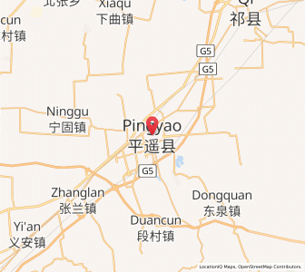 Map of Gutao, Shanxi