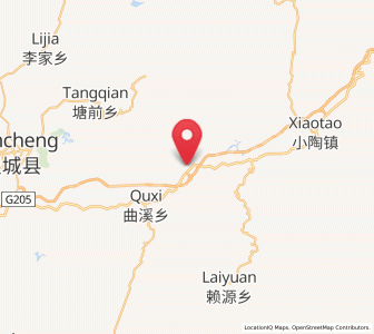 Map of Gutian, Fujian