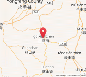 Map of Guxian, Jiangxi