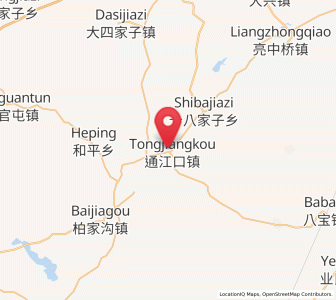 Map of Guyushu, Liaoning