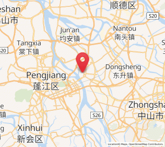 Map of Guzhen, Guangdong