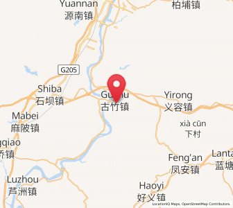 Map of Guzhu, Guangdong