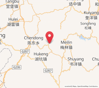 Map of Guzhu, Fujian