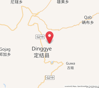 Map of Gyangkar, Tibet