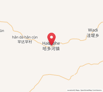 Map of Haduohe, Inner Mongolia
