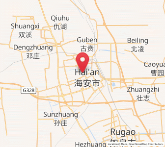 Map of Hai’an, Jiangsu