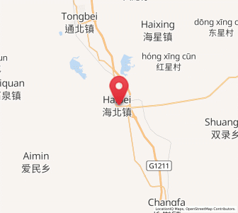 Map of Haibei, Heilongjiang