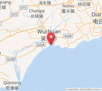 Map of Haibin, Guangdong