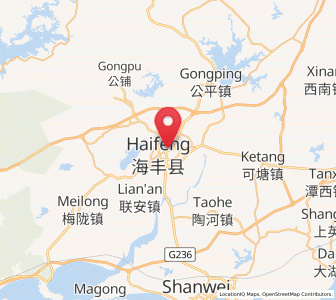 Map of Haicheng, Guangdong