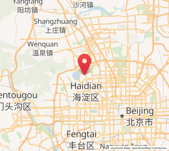 Map of Haidian, Beijing