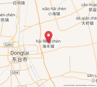 Map of Haifeng, Jiangsu