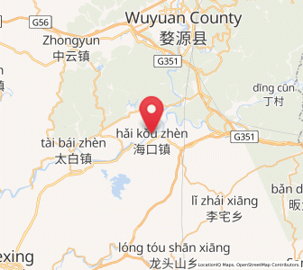 Map of Haikou, Jiangxi