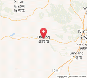 Map of Hailang, Heilongjiang