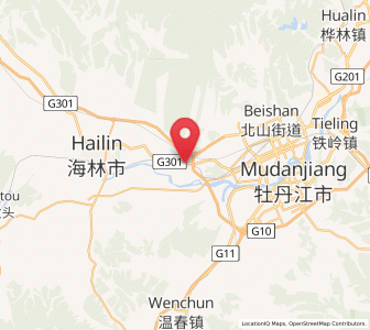 Map of Hainan, Heilongjiang