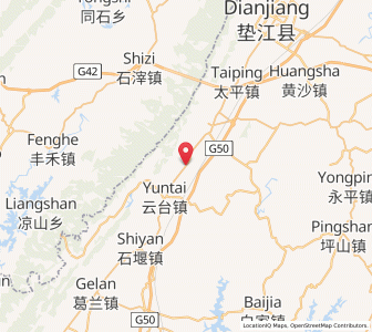 Map of Haitang, Chongqing