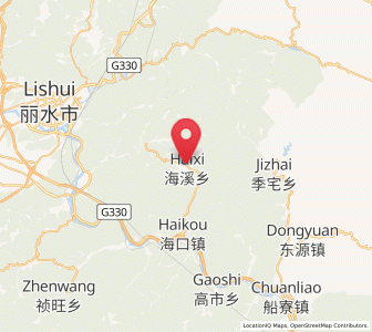 Map of Haixi, Zhejiang