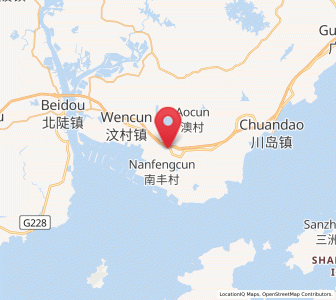 Map of Haiyan, Guangdong