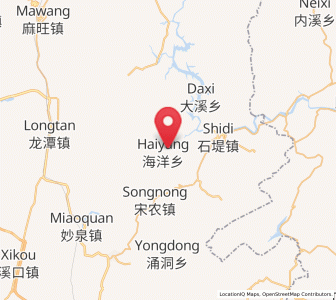 Map of Haiyang, Chongqing